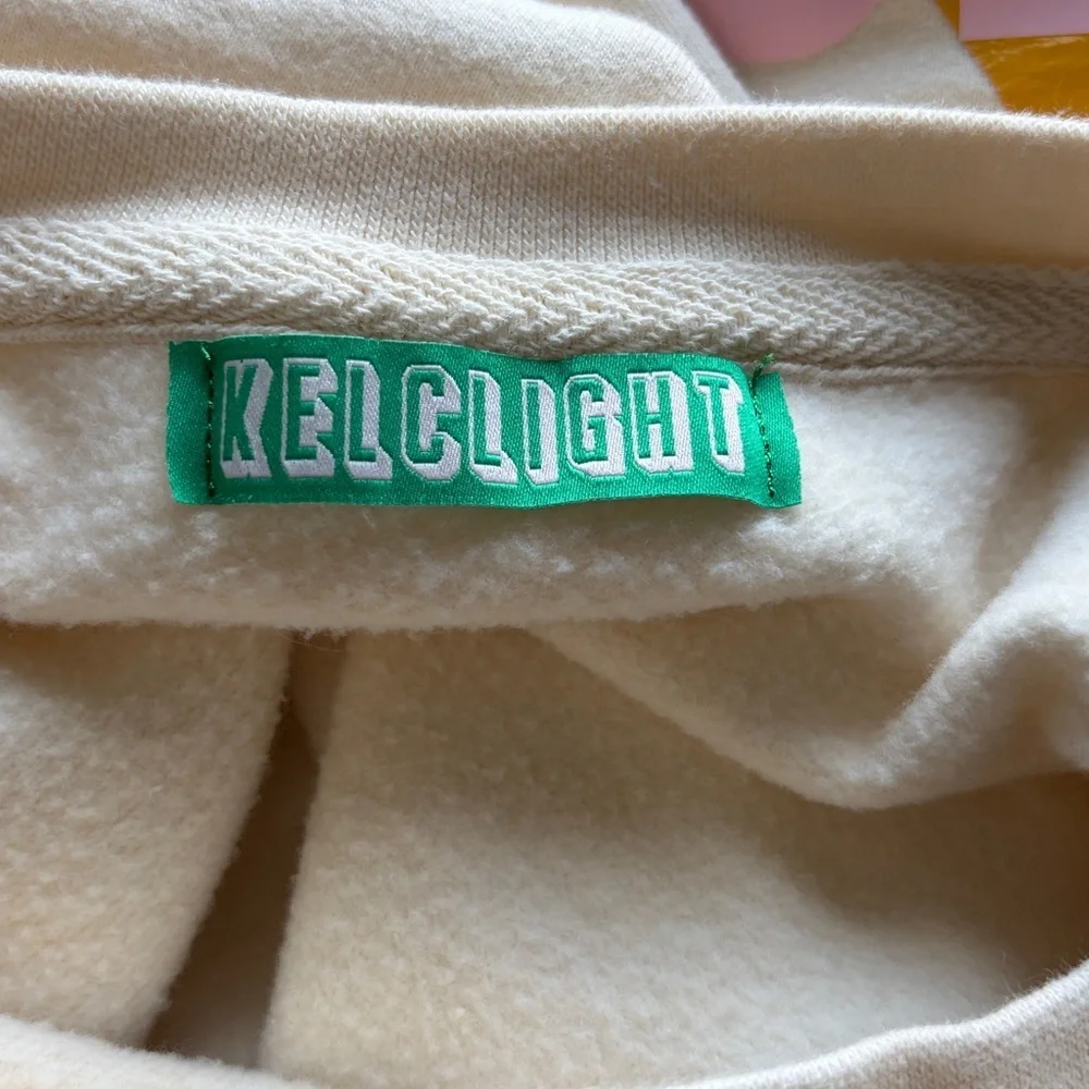 Skullhouse design Be The Light Crewneck: Vanilla limited edition Kelclight Sz XL